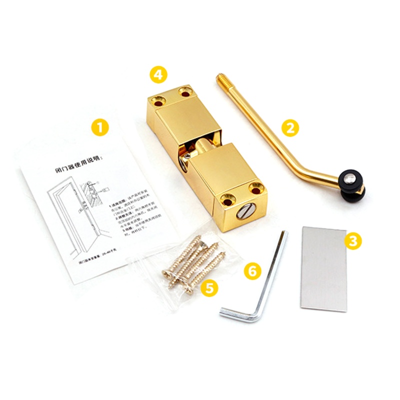 Thiết Bị Đóng Cửa Tự Động Bằng Thép Không Gỉ Có Thể Điều Chỉnh Cho Nhà Ở / Văn Phòng