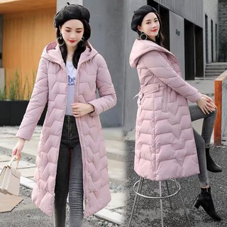 [Hàng có sẵn] Áo phao dáng dài