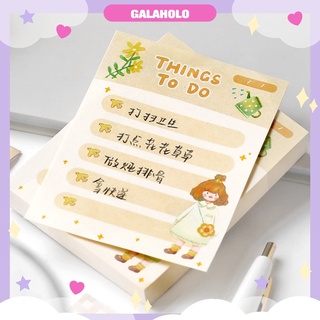 Tập giấy ghi chú checklist hình cô gái đáng yêu 100 tờ llggc1