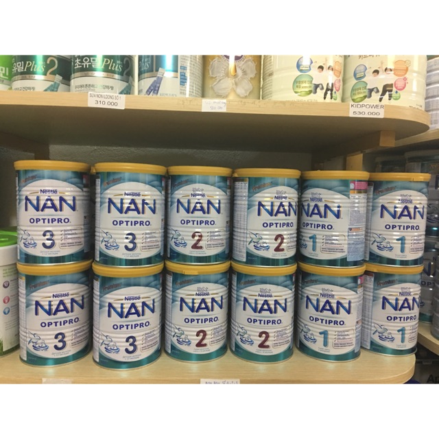 Date 7/2022 Sữa Nan Nga số 1,2,3,4 loại 400g