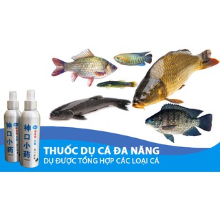 Tinh dầu xịt dụ cá trắm, trôi. chép, mè... 150ml