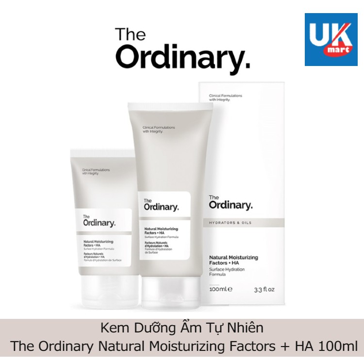 [Mã COS1904 giảm 8% đơn 300K] Kem Dưỡng Ẩm Tự Nhiên The Ordinary Natural Moisturizing Factors + HA 100ml | BigBuy360 - bigbuy360.vn