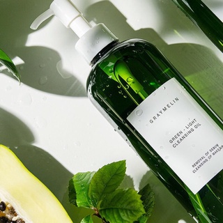 Dầu Tẩy Trang Trà Xanh Graymelin Green Light Cleansing Oil 400ml Dành Riêng Cho Da Nhạy Cảm