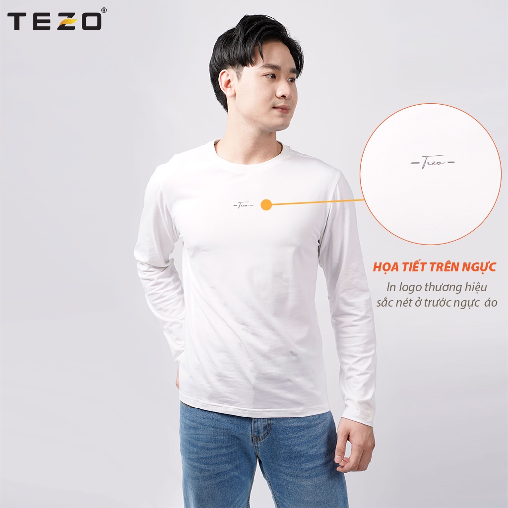 Áo thun trơn nam TEZO, chất liệu cotton cao cấp,6 màu, nam tính phù hợp với mọi lứa tuổi 2109ATOB01 | BigBuy360 - bigbuy360.vn