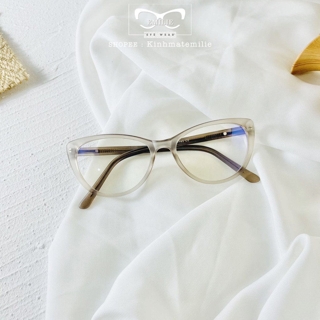 Kính mắt mèo nhựa dẻo càng gập lò xo Emilie eyewear phụ kiện thời trang 8013 | BigBuy360 - bigbuy360.vn