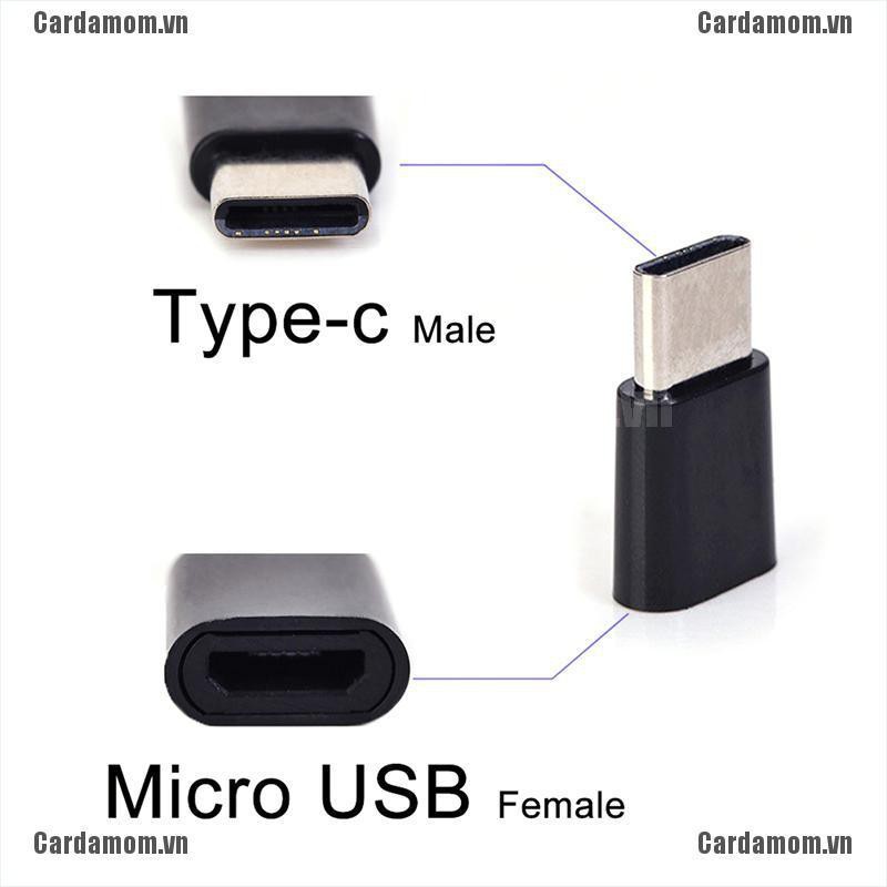 Adapter sạc cổng Micro USB - đầu cắm Type-C