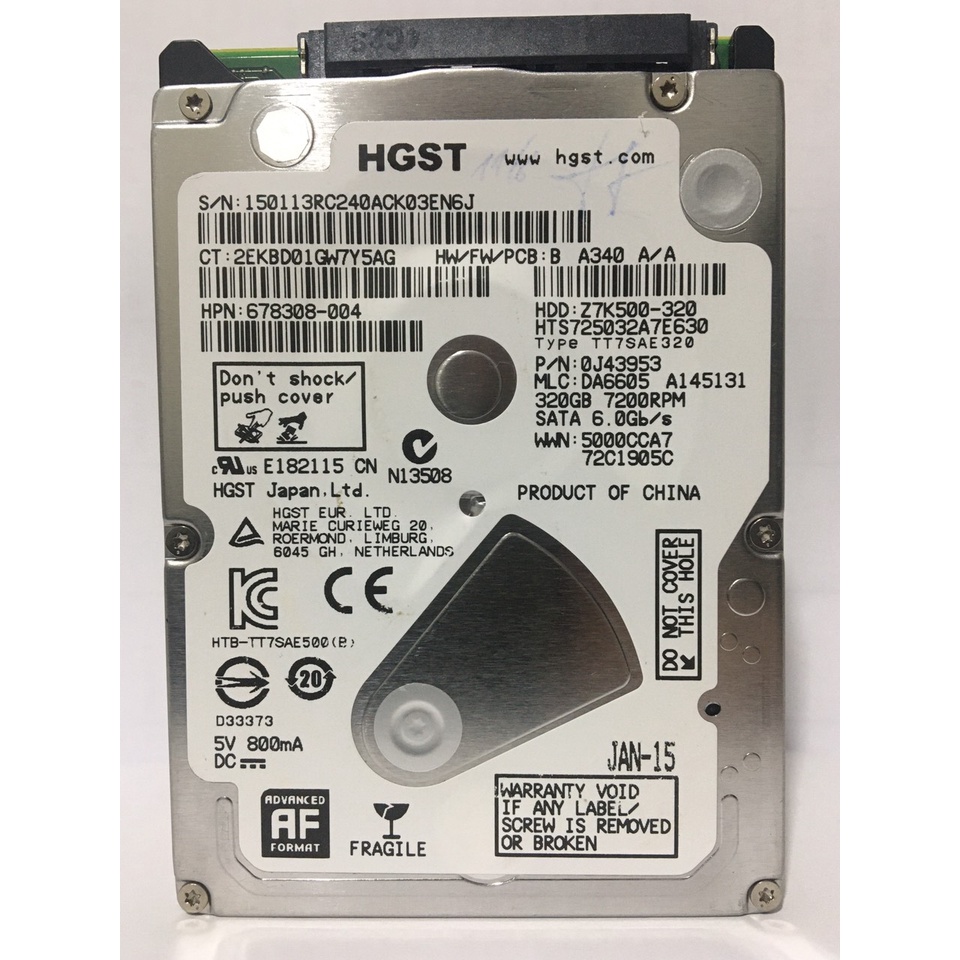 Ổ cứng hdd laptop từ 160gb đến 1000gb tất cả là bóc máy good hết.