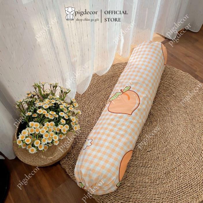 Vỏ gối ôm cotton poly nhiều mẫu đẹp dễ thương kích thước 35x100,được chọn mẫu