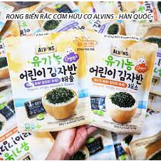 Rong biển rắc cơm hữu cơ vị hải sản Alvins 21g