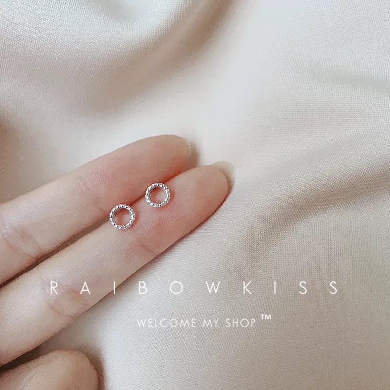 Bông Tai Mạ Bạc 925 Kiểu Dáng Đơn Giản Thời Trang Mùa Hè Phong Cách Mới 2021