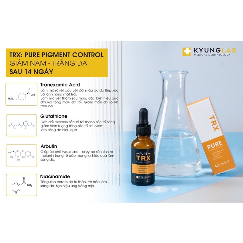 Serum giảm nám trắng da KYUNG LAB PURE TRX PIGMENT CONTROL 30ml