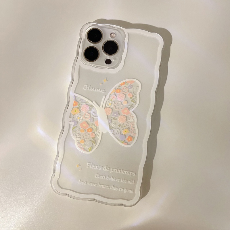 Ốp Điện Thoại TPU Mềm In Hình Bướm Cho iPhone 6 / 6plus / 6S / 6splus / 7 / 7plus / 8 / 8plus / X / xr / xs / 11 / 12 / 13 / Pro / max / Plus / Promax / 1013