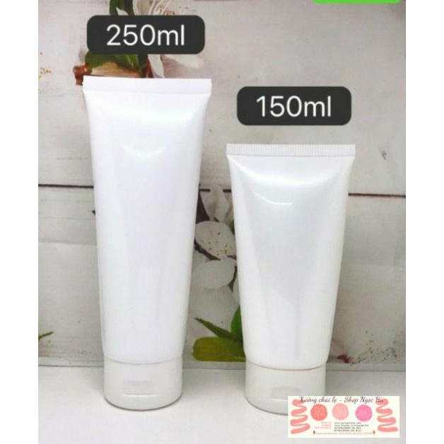 Tuýp nhựa nắp lật 30ml/50ml/70ml/100ml/150ml chiết mỹ phẩm, dầu gội, sữa tắm