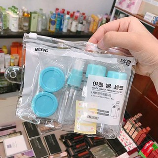 Bộ Chiết Mỹ Phẩm Du Lịch 7 Món Tiện Lợi (CÓ CHỌN MÀU)