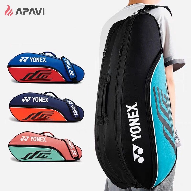 (Giá tốt) Túi cầu lông yonex 1412 Lee Chong Wei Mới, vải chống nước, 2 ngăn to, 1 ngăn đựng giày riêng