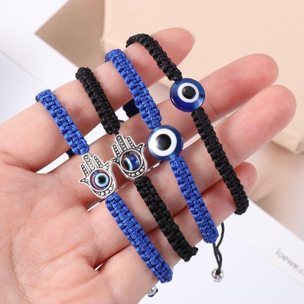 Vòng Tay Bùa Hộ Mệnh Mắt Quỷ Handmade Có Thể Điều Chỉnh