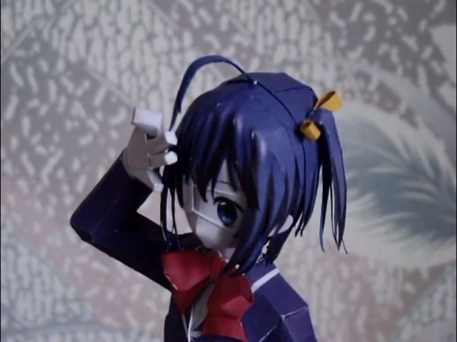 Mô hình giấy anime girl Takanashi Rikka