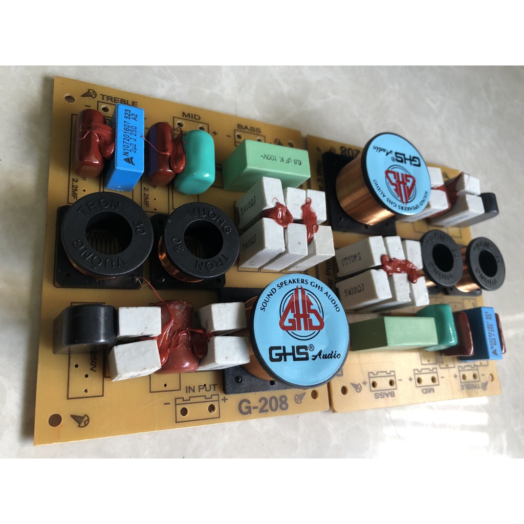 Phân tần loa GHS 1 bass 1 trung 1 treble cao cấp G-208