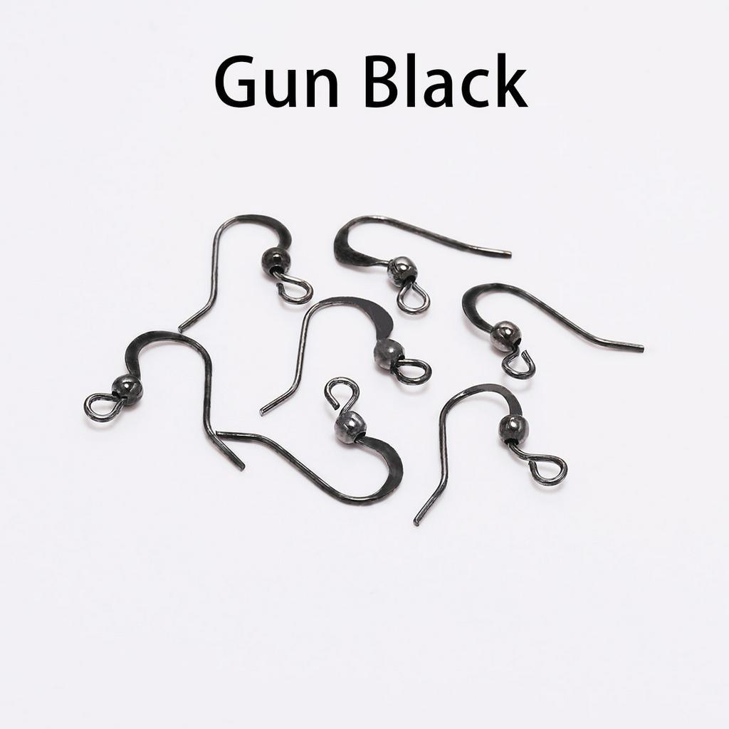 Set 100 đuôi móc làm bông tai dài 19*18mm nhiều màu sắc dành cho làm trang sức