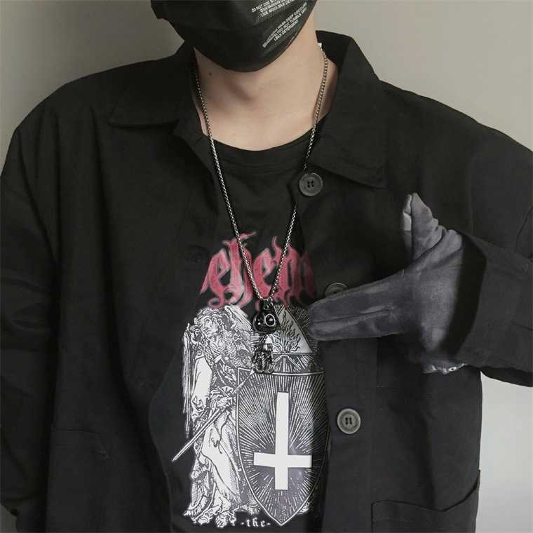 Dây chuyền thời trang mặt hình rô bốt/hoạt hình/khủng long/gấu cá tính phong cách Âu Mỹ