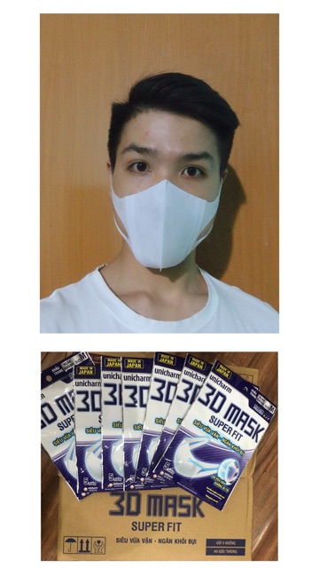 [ Mã SPE72119 hoàn 10k xu ] Khẩu trang 3D Mask kháng Khuẩn, ngăn ngừa virut | BigBuy360 - bigbuy360.vn