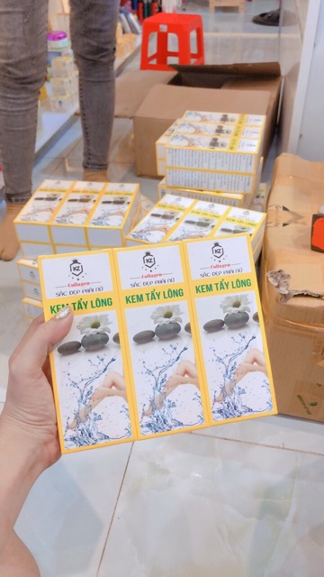 Kem tẩy lông collagen KZ