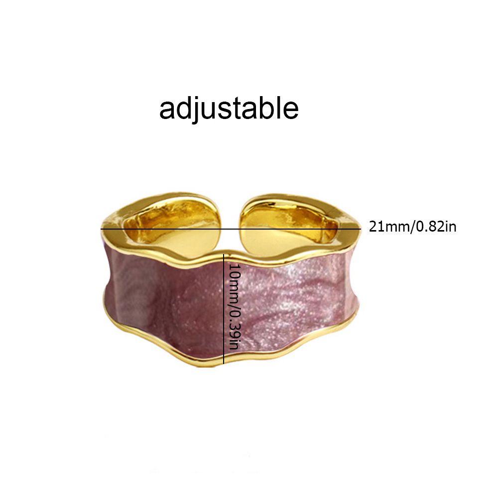 Nhẫn Cưới Dạng Mở Handmade Có Thể Điều Chỉnh Kích Thước Thời Trang