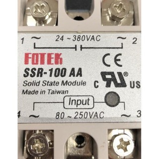 Rơ le bán dẫnSolid State Module SSR - 100VA 100AA 100DARelay bán dẫn ( Relay Rơ le bán dẫn ) Fotek .