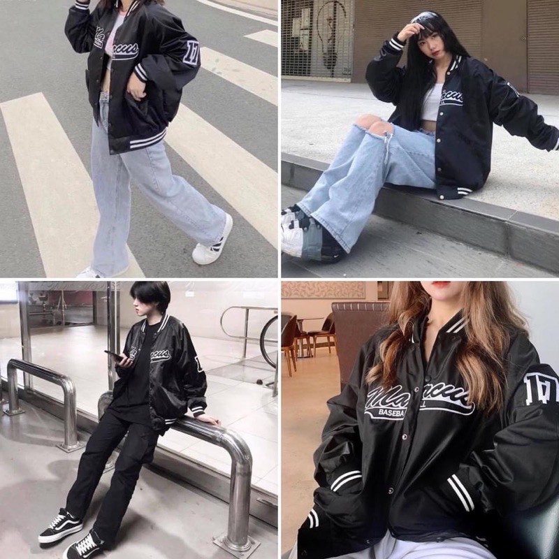 Áo Khoác Dù BOMBER MAR.CUS UNISEX❤Form rộng(Chất vải Dù dày xịn 2 lớp)[FREESHIP] | BigBuy360 - bigbuy360.vn