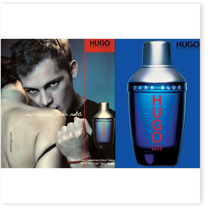 [Mã chiết khấu giảm giá mỹ phẩm sỉ chính hãng] Nước Hoa Nam Hugo Dark Blue EDT 75ml