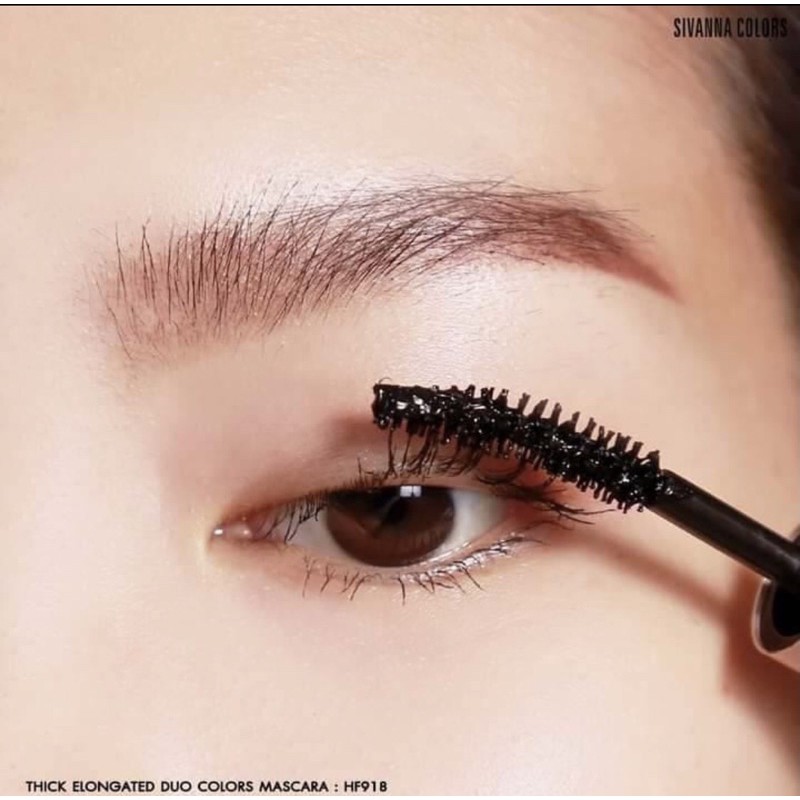 Mascara 2 Đầu (Đen - Nâu) SIVANNA COLORS Thái Lan