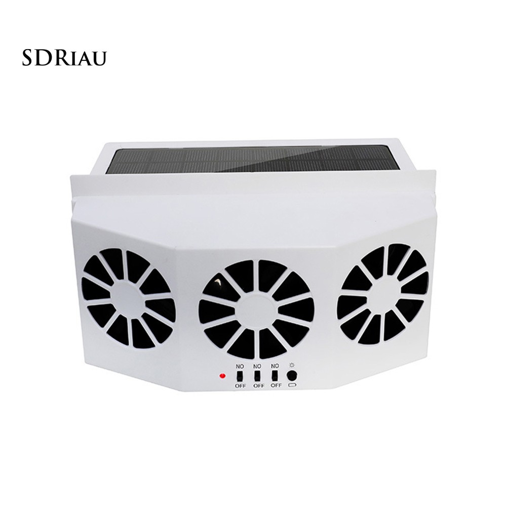 Quạt thông gió cho ô tô lọc không khí sạch hoạt động bằng năng lượng mặt trời