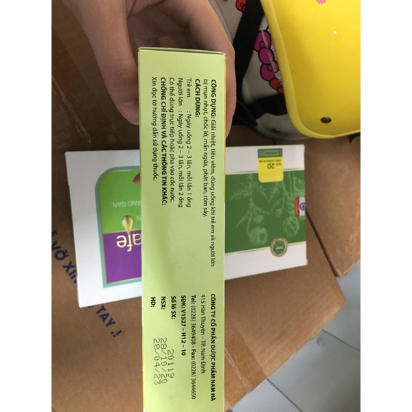 Tieu Doc Nam Ha 20 ống 10ml