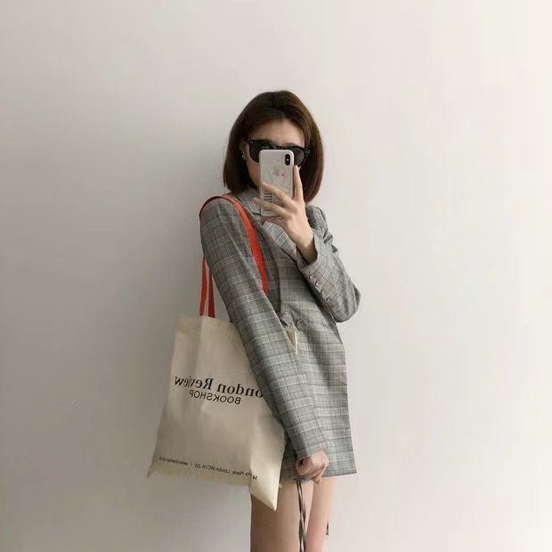 Túi Vải Canvas Đeo Vai Thời Trang Xinh Xắn Cá Tính