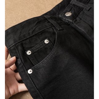 QUẦN SHORT JEAN NAM ĐEN CAO CẤP CO GIÃN