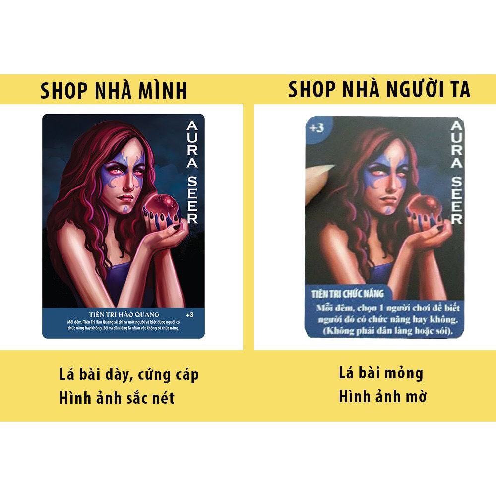 COMBO BÀI MA SÓI ULTIMATE DELUXE + 1 BỘ UNO bản dày - GIÁ RẺ TIỆN LỢI