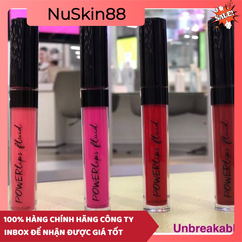 [INBOX NHẬN GIÁ SỈ] SON LỲ POWERLIPS FLUID NUSKIN (HÔN KHÔNG TRÔI) NuSkin 88