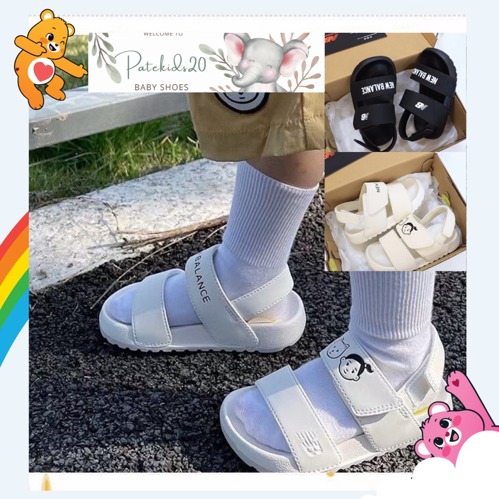 Sandal siêu nhẹ cho bé trai và gái quai dán tiện lợi, đế chống trơn cho bé độ tuổi từ 2-10 tuổi