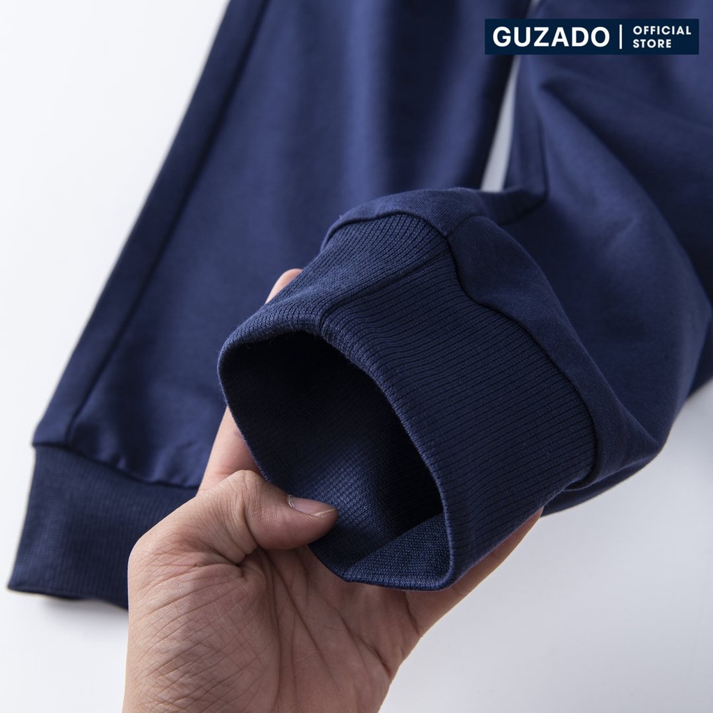 Áo Thun Nam Dài Tay Guzado Chất nỉ cá sấu,Phong cách trẻ trung năng động,Co Giãn Vận Động Thoải Mái GTD2118 | BigBuy360 - bigbuy360.vn