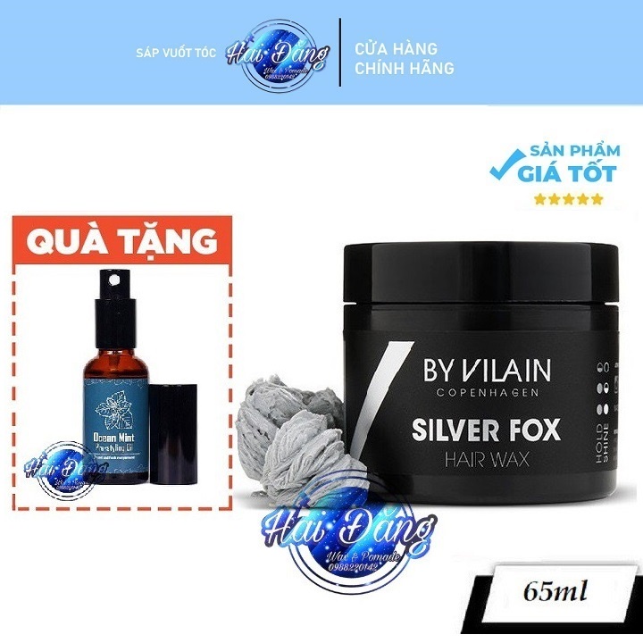 [ Chính Hãng Tặng Pre ] Sáp Vuốt Tóc By Vilain Silver Fox - Đan Mạch