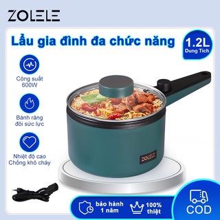 Nồi cơm điện đa năng ZOLELE 1.2L Nồi cơm điện gia dụng Chảo chống dính