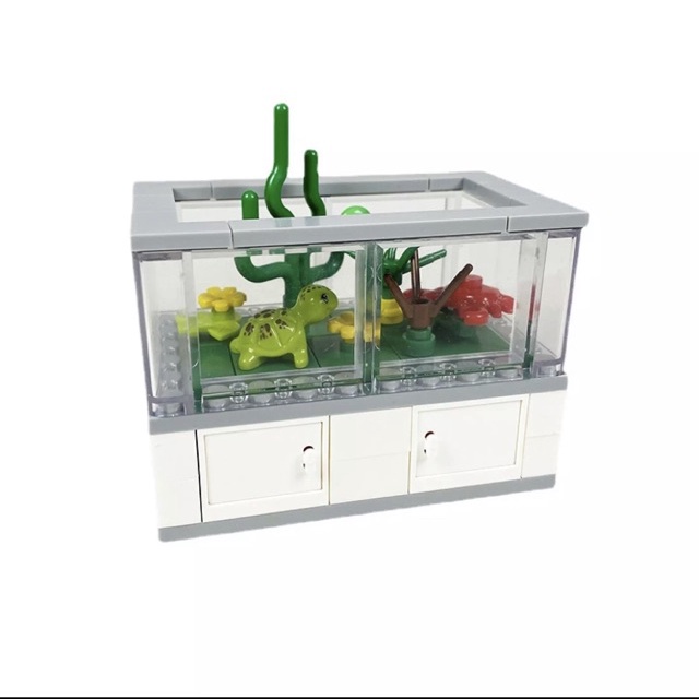 Đồ Chơi Lắp Ráp Bể Cá Sáng Tạo Cho Bé
