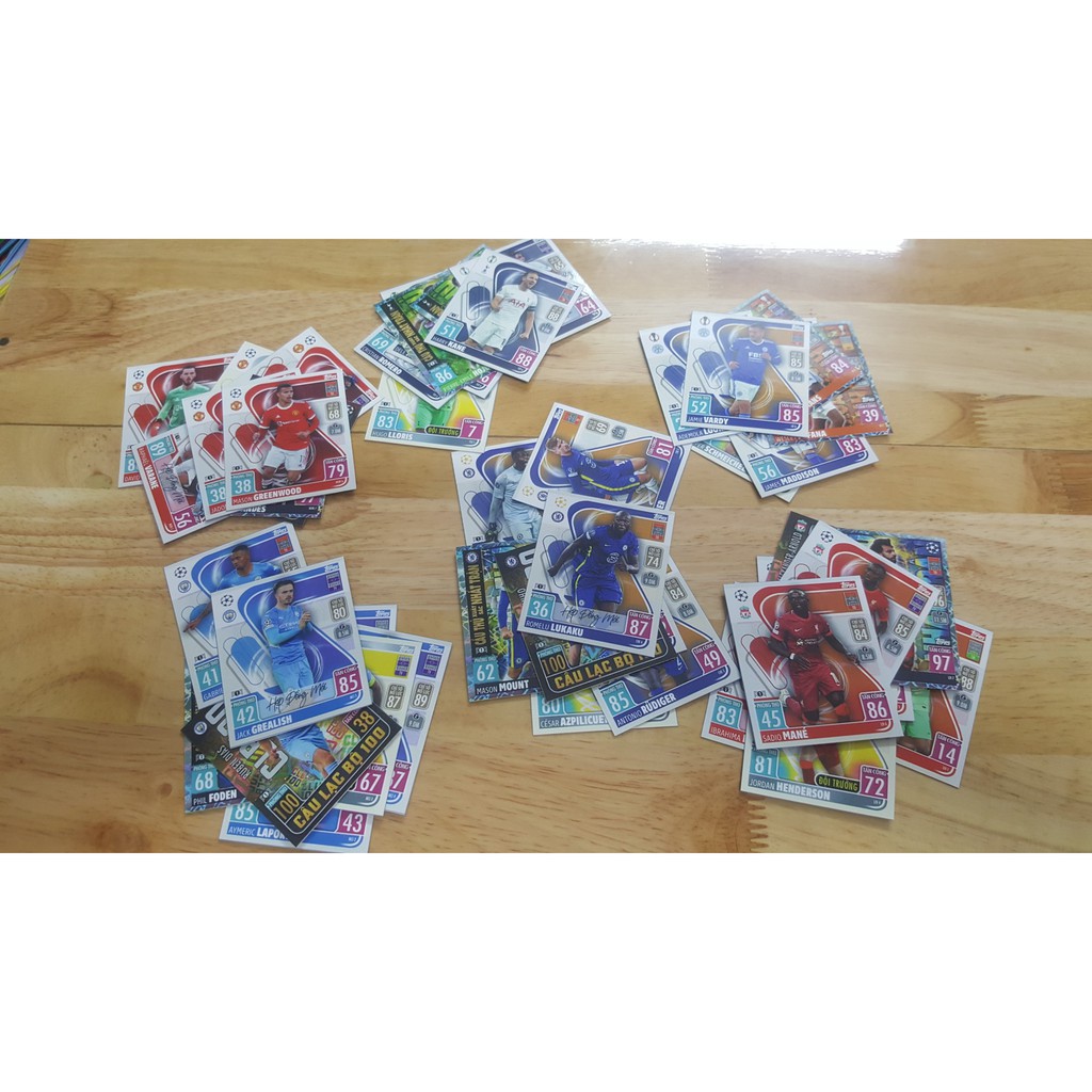 BST Album thẻ in Match Attax 2021/2022 Ngoại Hạng Anh