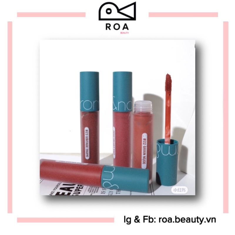 Son Kem Lì, Lên Màu Chuẩn, Mịn Môi Romand Zero Velvet Tint 5.5g