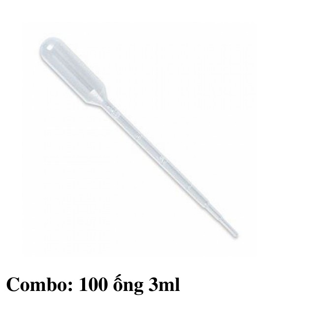 Pipet nhựa 3ml - Set 20,50,100 ống