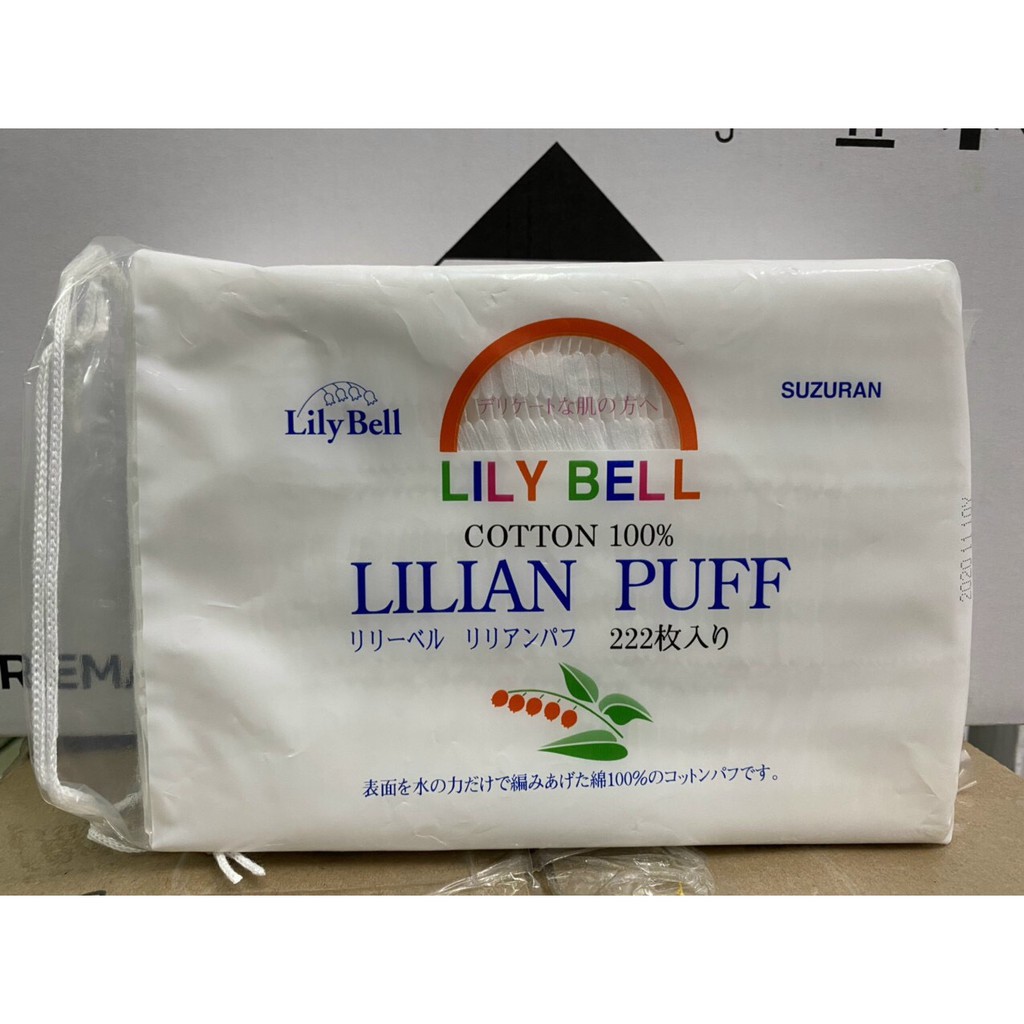 [người bán địa phương] Bông Tẩy Trang Suzuran Lily Bell Trắng (222 miếng )