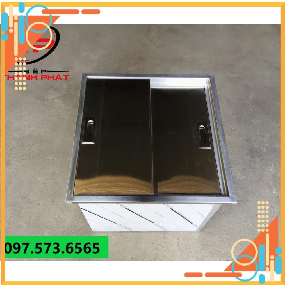 Thùng Đá Inox Âm Bàn