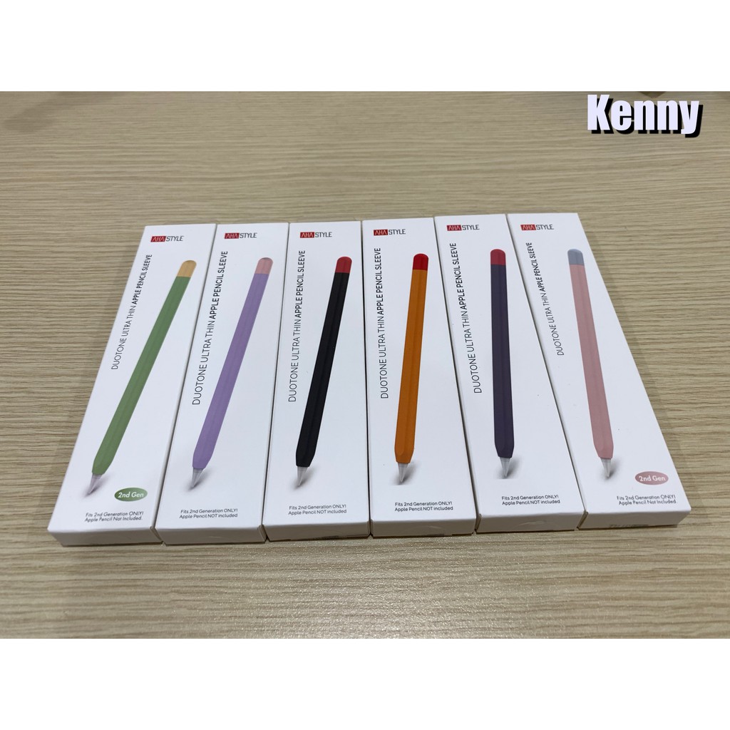 Ốp Bảo Vệ Apple Pencil 2  Silicone Cao Cấp Kiểu Bút Chì Thương Hiệu  AHA STYLE