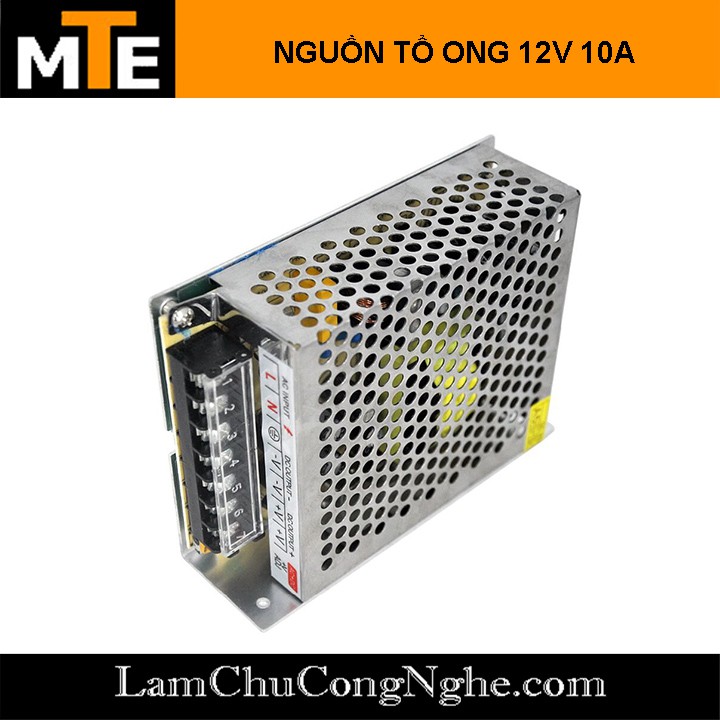 Nguồn tổ ong, nguồn led 12V 10A S-120-12