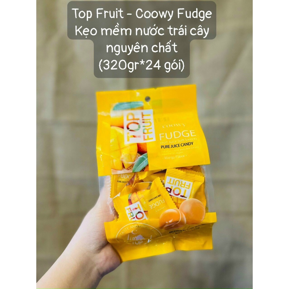 Kẹo dẻo Xoài Coowy/ trái cây Top Fruit Mango - Tổng hợp các loại kẹo trái cây